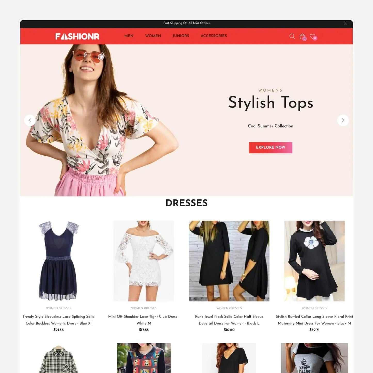 Modern Lifestyle Shopify Premium Dropship Store & Ecommerce Website The Stores Project