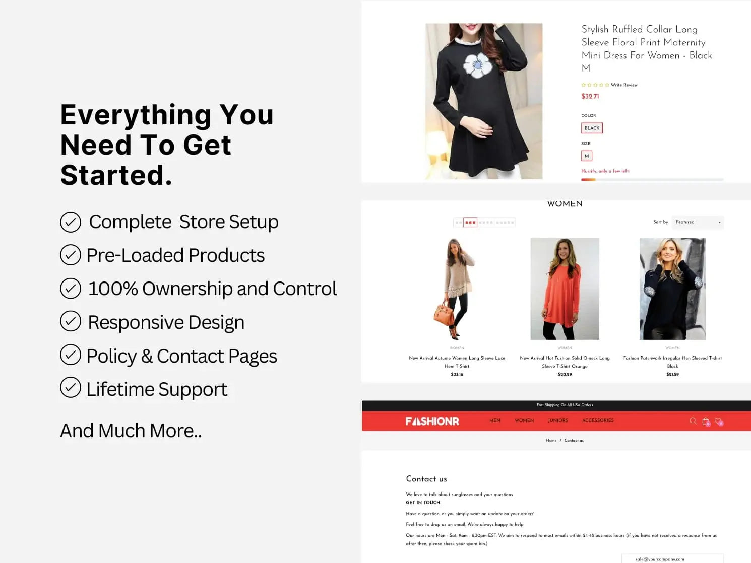 Modern Lifestyle Shopify Premium Dropship Store & Ecommerce Website The Stores Project
