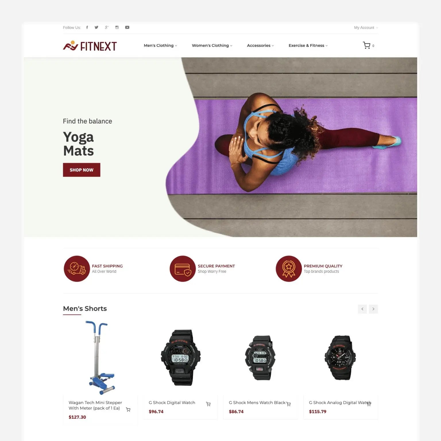 Sports Shopify Premium Dropship Store & Ecommerce Website The Stores Project