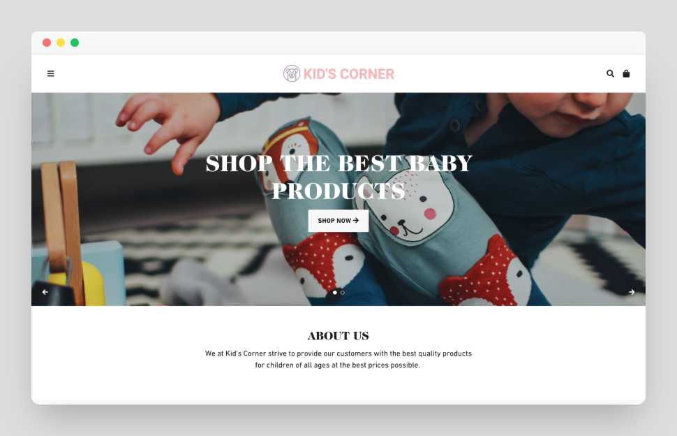 Baby Products Shopify Exclusive Dropship Store & Ecommerce Website