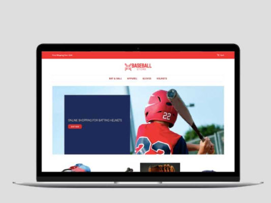 Baseball Shopify Starter Dropship Store & Ecommerce Website