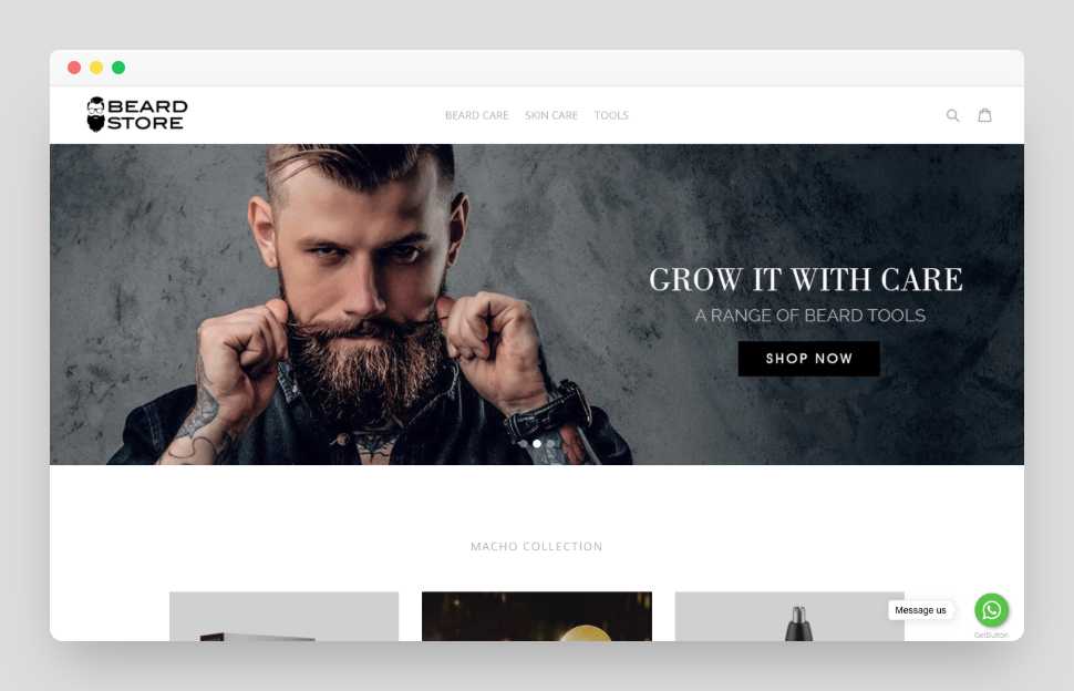 Beard Shopify Starter Dropship Store & Ecommerce Website
