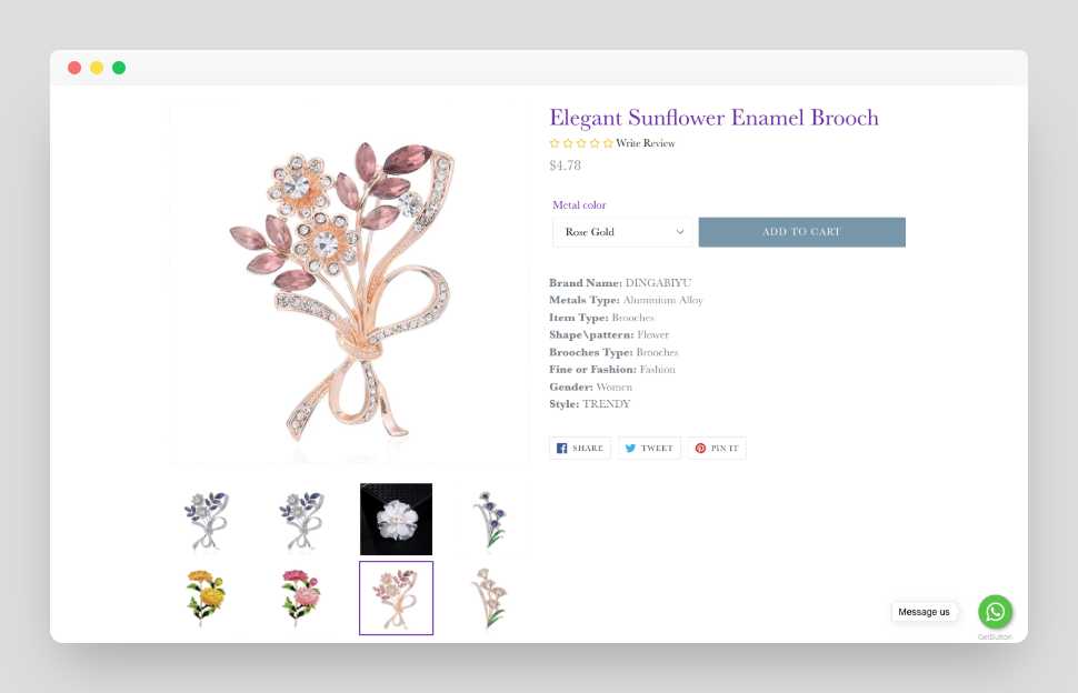 Bridal Wear Shopify Starter Dropship Store & Ecommerce Website