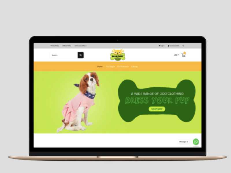 Dog Lover Shopify Starter Dropship Store & Ecommerce Website