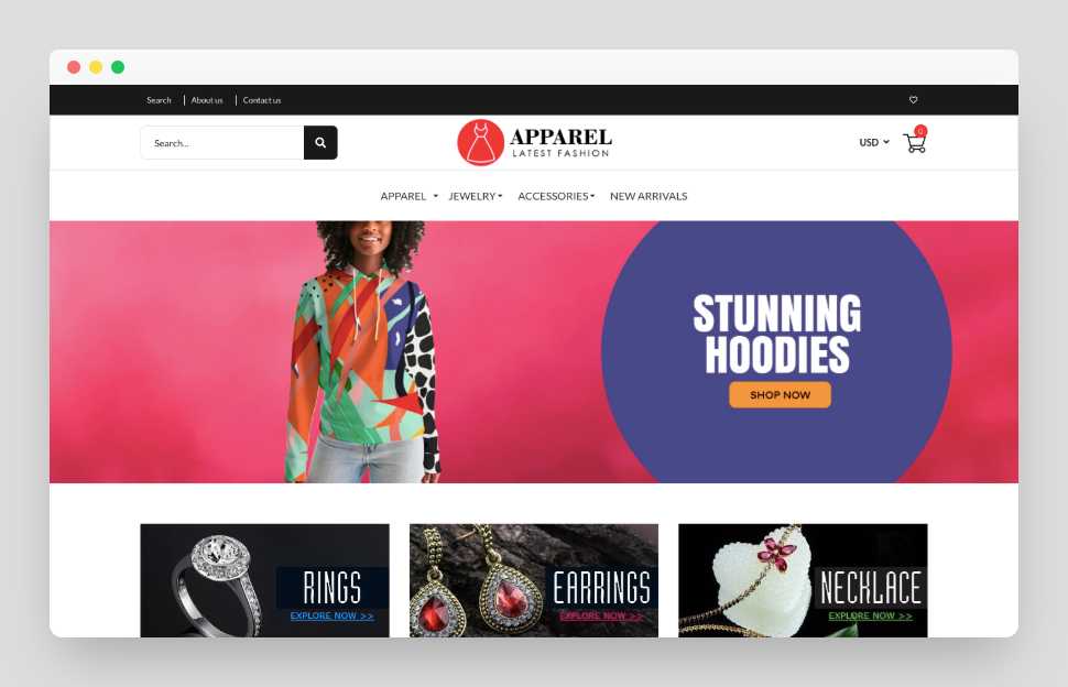 Fashionable Apparels Shopify Needs Premium Dropship Store & Ecommerce Website