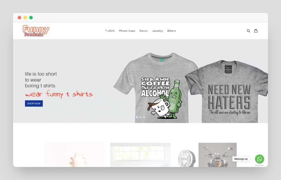 Funny Stuff Shopify Starter Dropship Store & Ecommerce Website