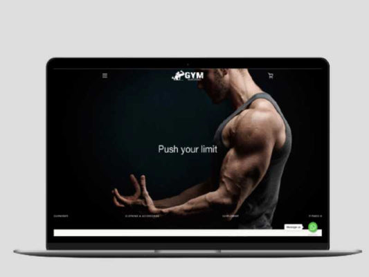 Gym Health and Fitness Shopify Starter Dropship Store & Ecommerce Website