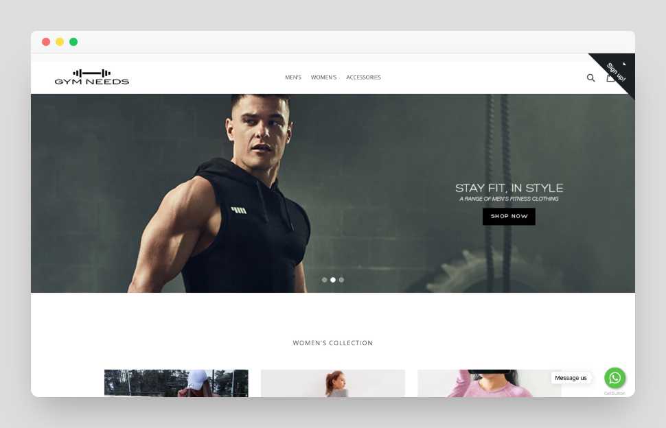 Gym Needs Shopify Starter Dropship Store & Ecommerce Website