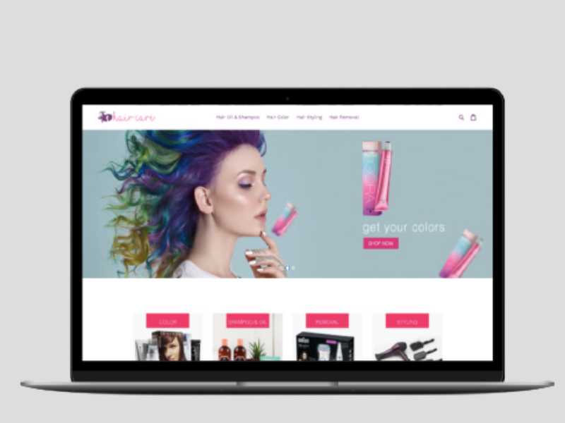 Hair Care Shopify Starter Dropship Store & Ecommerce Website