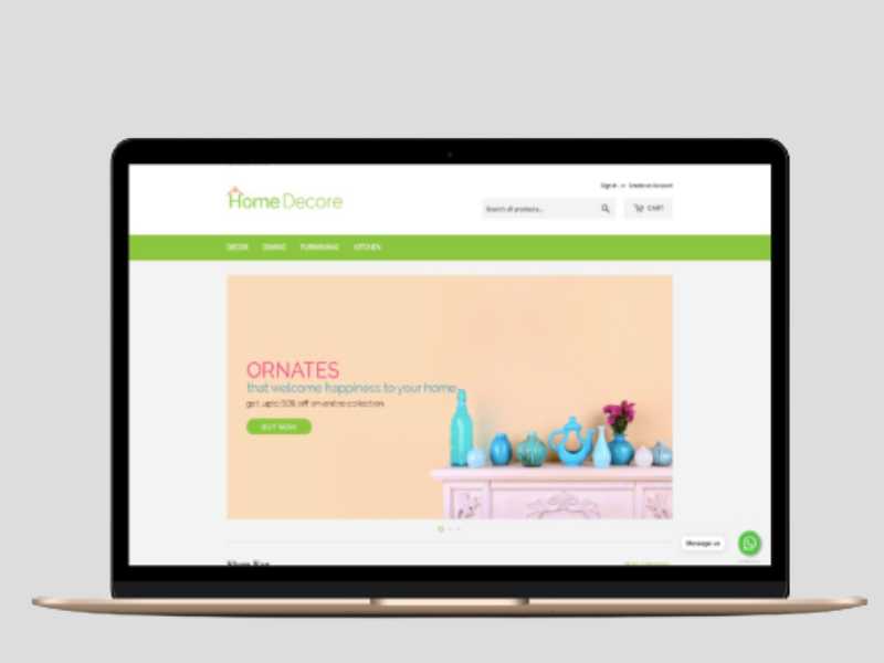Home Decor Shopify Starter Dropship Store & Ecommerce Website