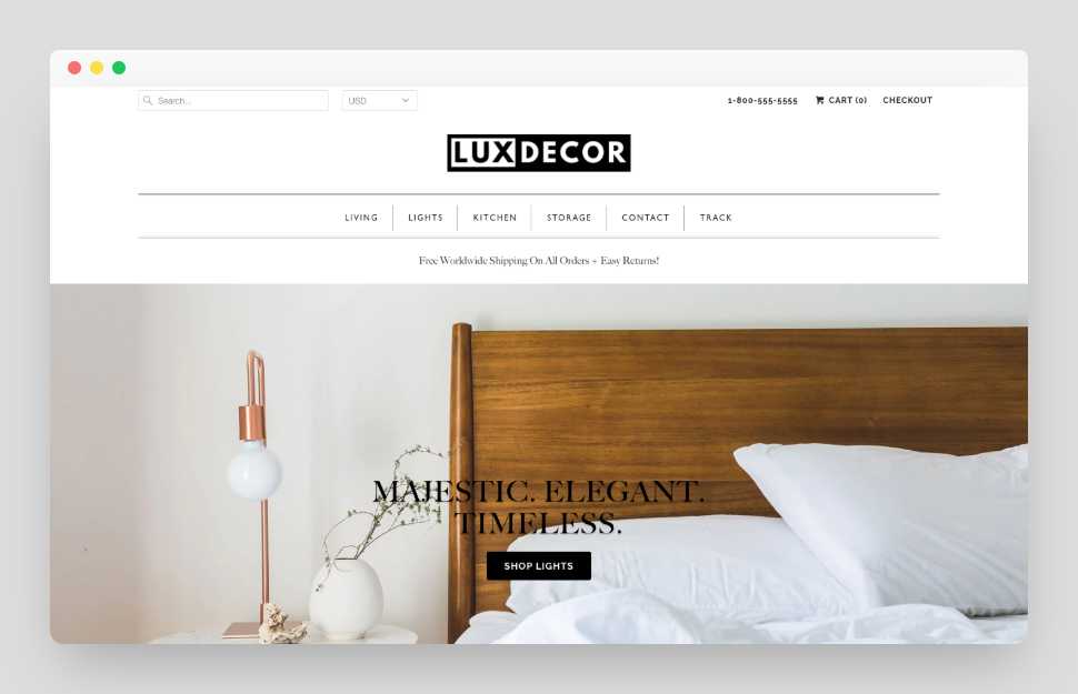 Interior Decor Shopify Exclusive Dropship Store & Ecommerce Website