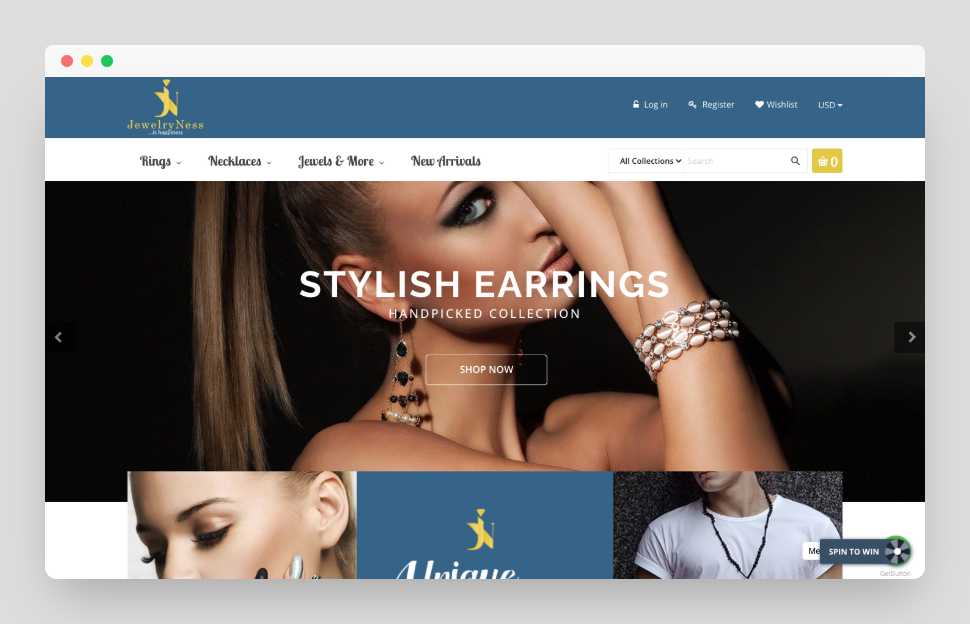 Jewelry & Accessories Shopify Premium Dropship Store & Ecommerce Website