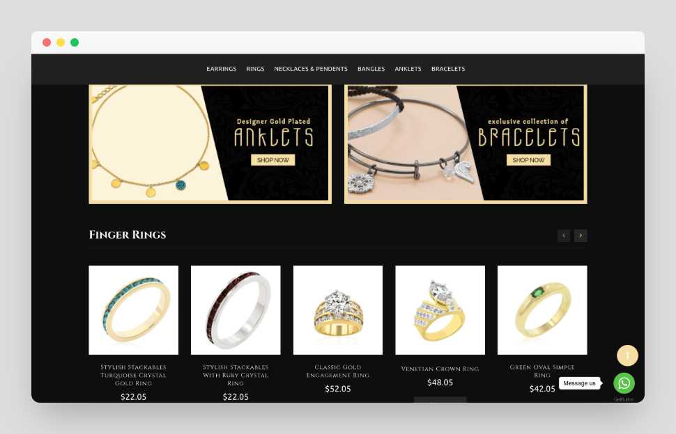 Jewelry Shopify Premium Dropship Store & Ecommerce Website