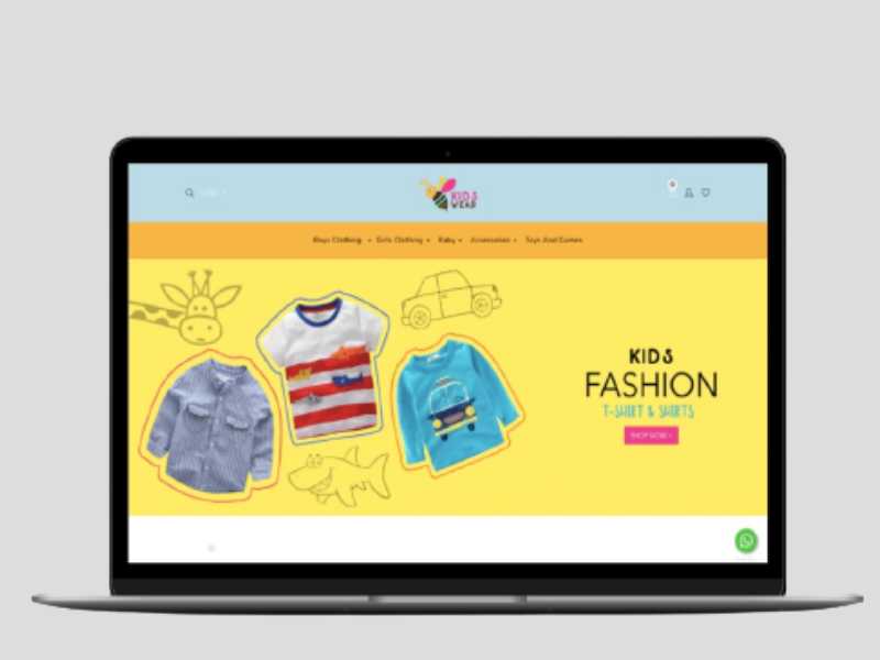 Kids & Baby Wear Shopify Premium Dropship Store & Ecommerce Website