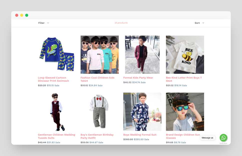 Kids Shopify Starter Dropship Store & Ecommerce Website