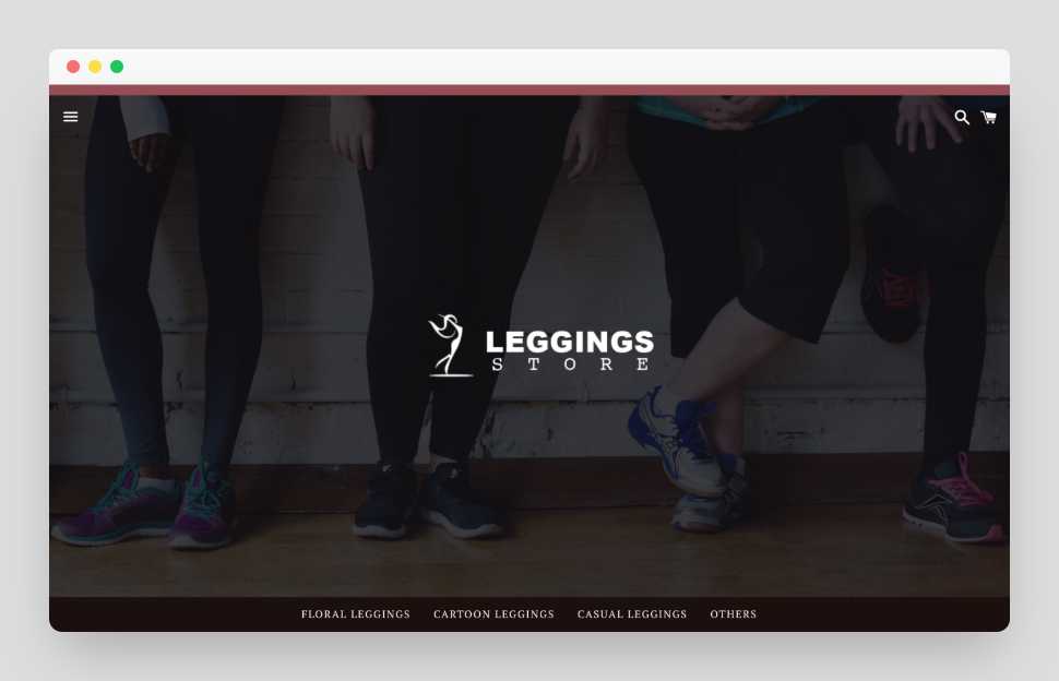 Leggings Fashion Shopify Starter Dropship Store & Ecommerce Website