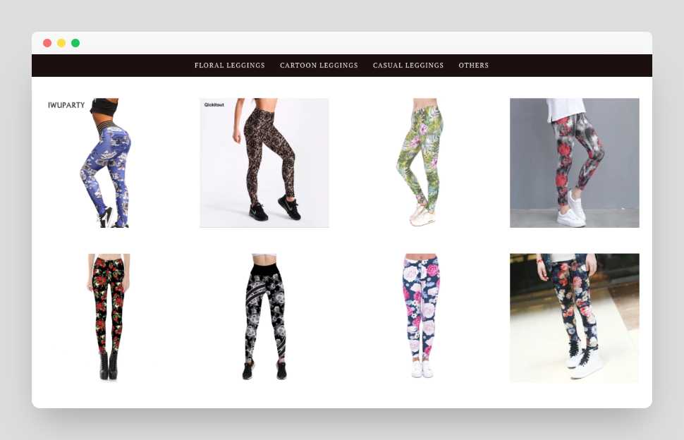 Leggings Fashion Shopify Starter Dropship Store & Ecommerce Website