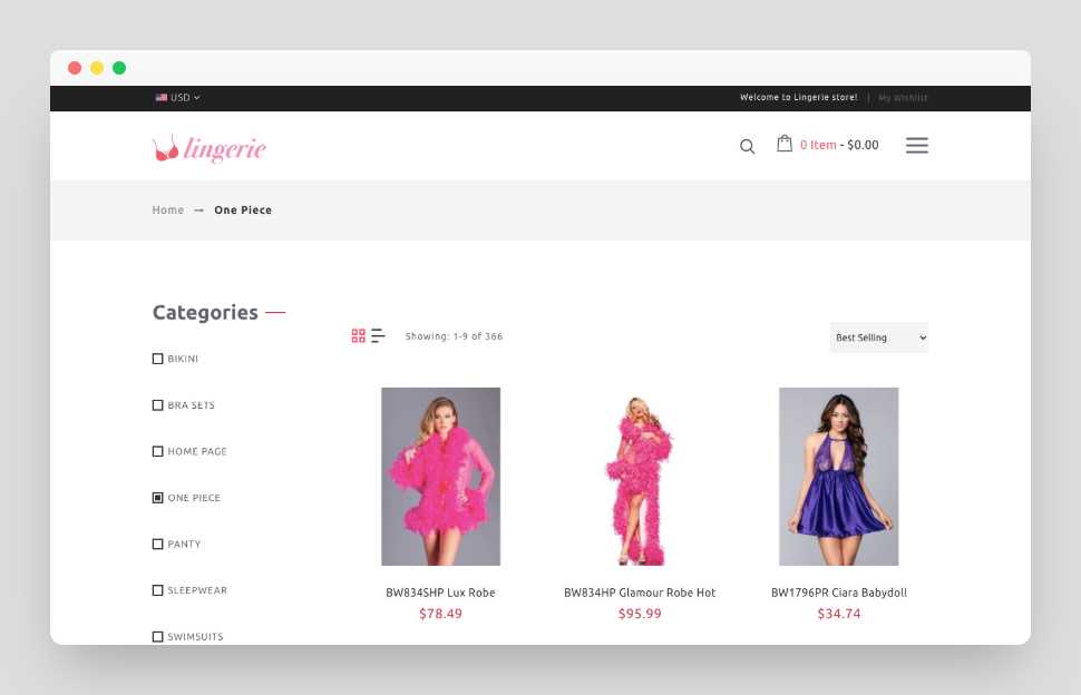 Lingerie Shopify Premium Dropship Store & Ecommerce Website
