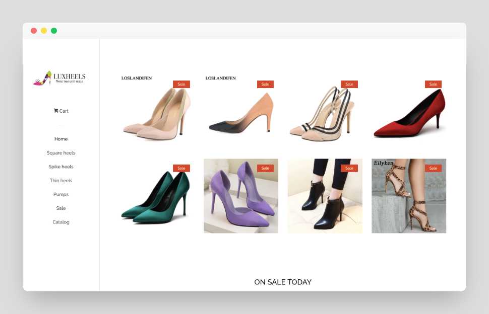 Lux Heels Shopify Starter Dropship Store & Ecommerce Website
