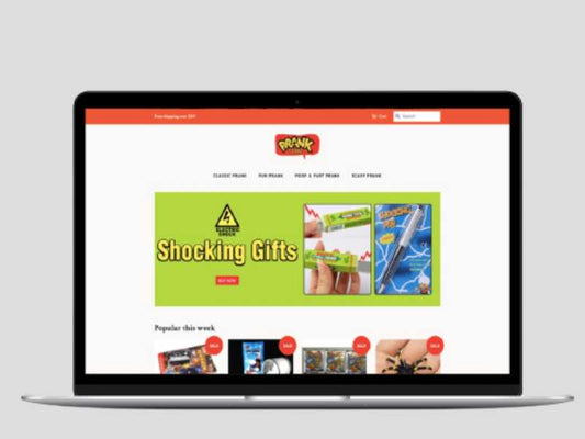 Prank Toys Shopify Starter Dropship Store & Ecommerce Website