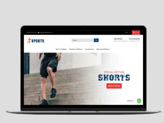 Sports Shopify Premium Dropship Store & Ecommerce Website