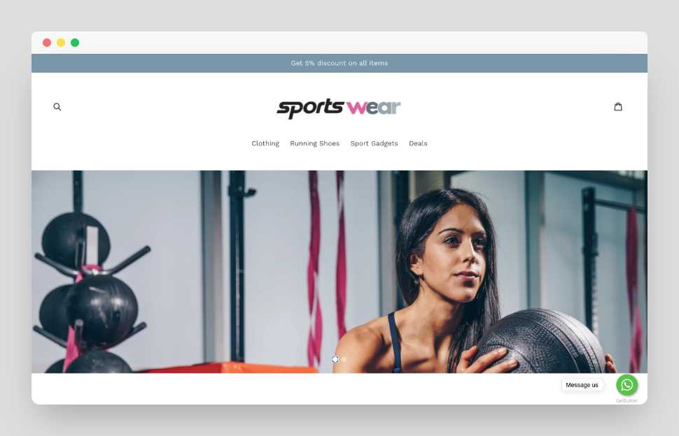 Sports Wear  Shopify Starter Dropship Store & Ecommerce Website