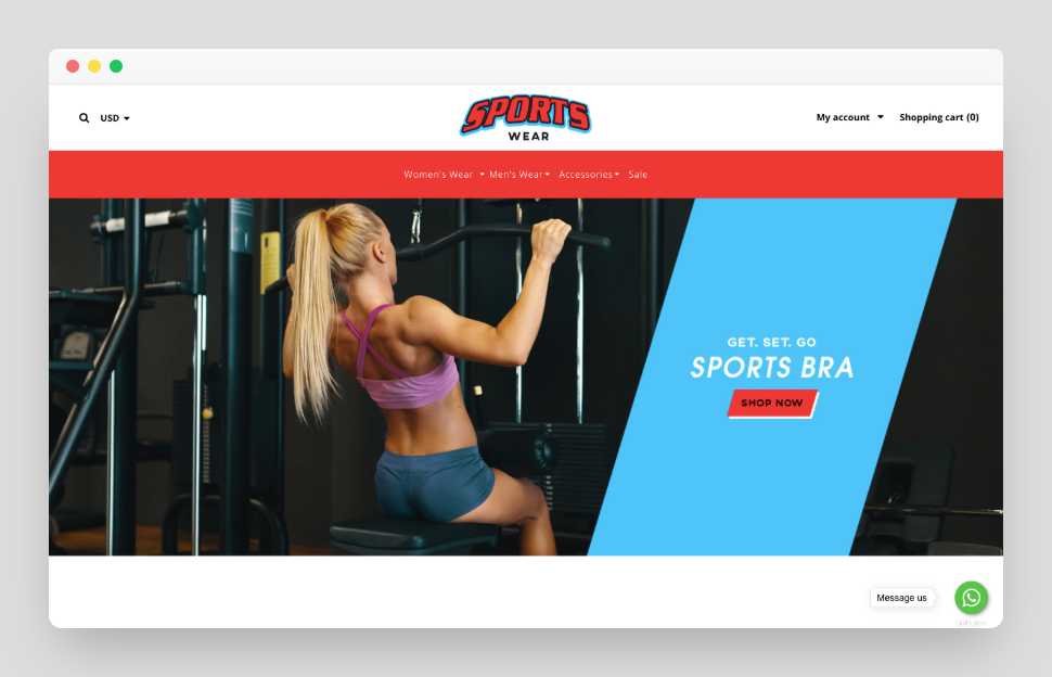 Sportswear Shopify Premium Dropship Store & Ecommerce Website