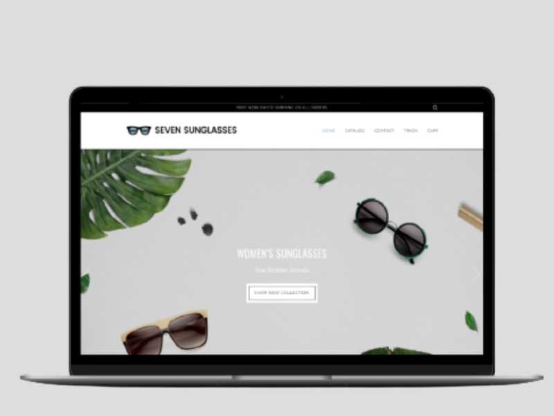 Sunglasses Shopify Exclusive Dropship Store & Ecommerce Website