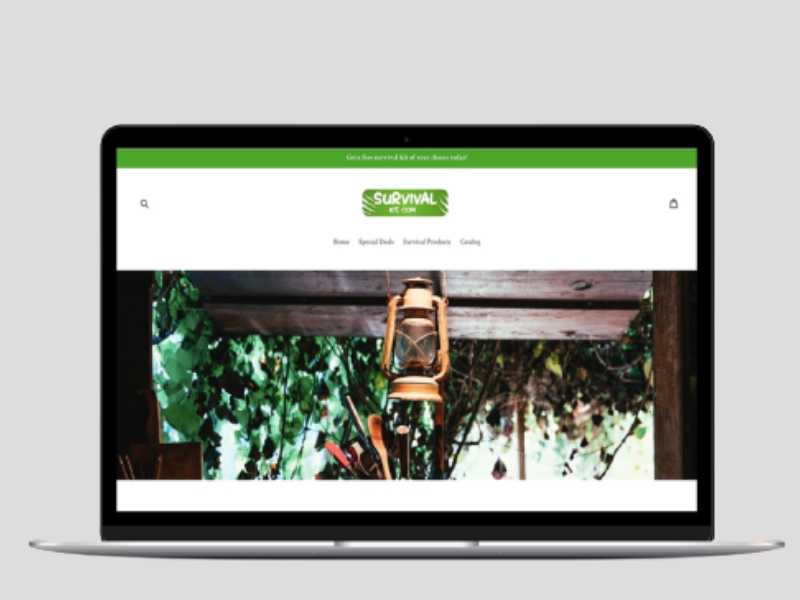 Survival Kit Shopify Starter Dropship Store & Ecommerce Website