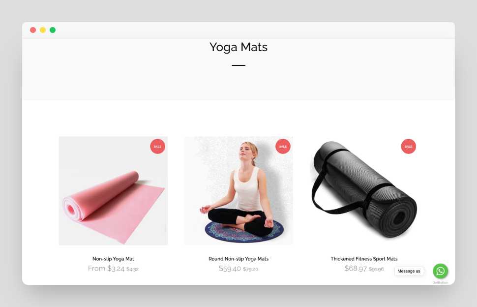 Yoga Shopify Starter Dropship Store & Ecommerce Website